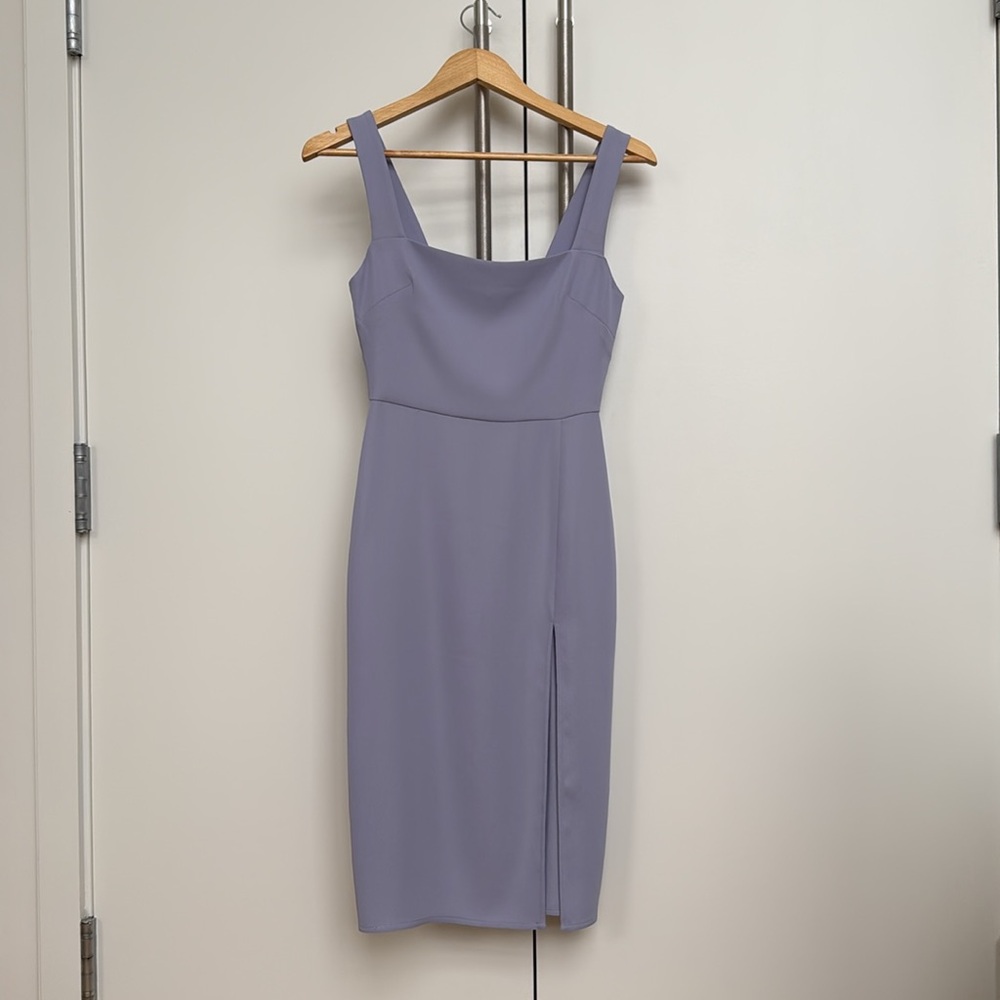 Aritzia Babaton 90’s Slit Dress in Aleutian size 00